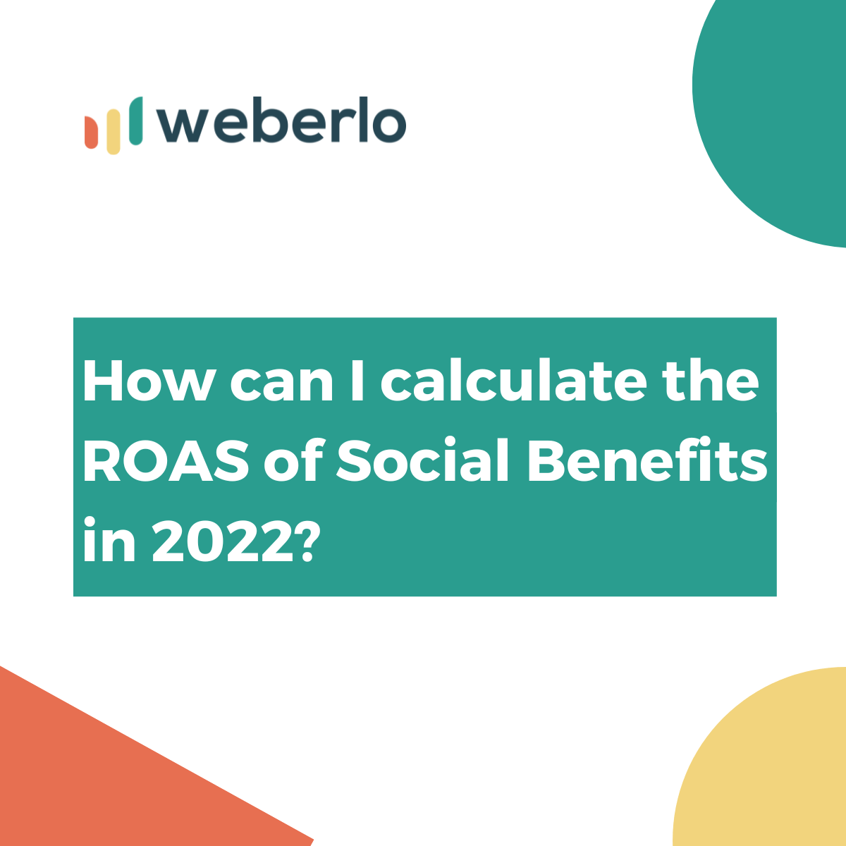 How can I calculate the ROAS of Social Benefits in 2022?
