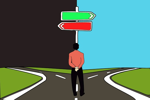 decision, choice, path