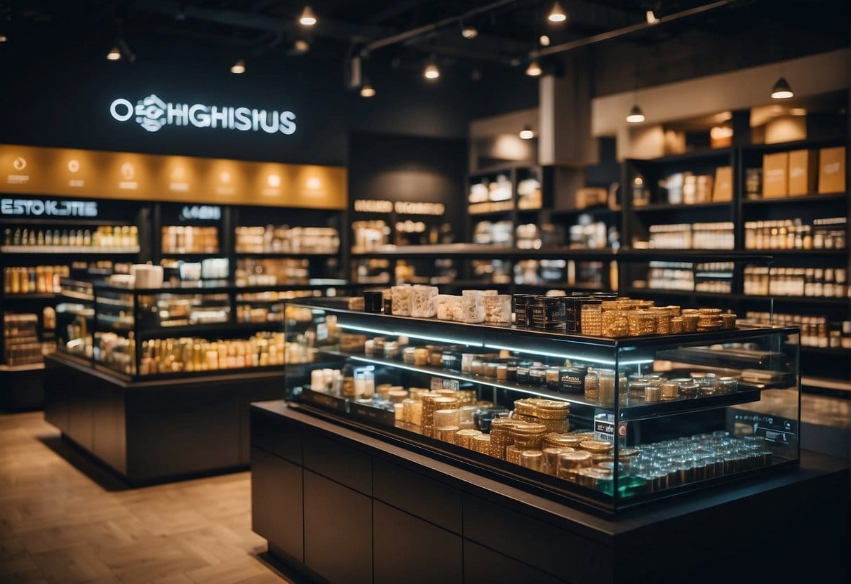 Multiple brands and retailers collaborating to promote and sell products through various channels, such as online, in-store, and through partnerships
